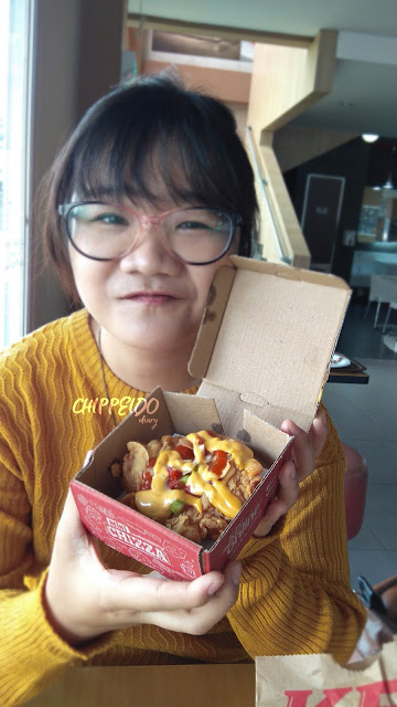 kfc mini chizza,menu baru kfc,kfc, chizza,food blogger,foodie,chippeido