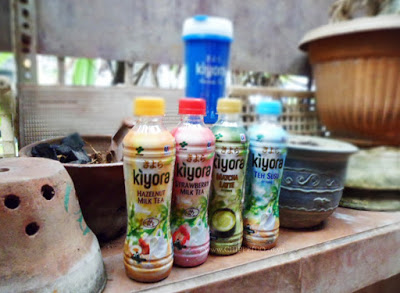 kiyora,paket yang mendebarkan,dag dig dug,endorsement,kiyora endorsement,kiyora matcha latte,kiyora teh susu, kiyora hazelnut milk tea, kiyora strawberry milk tea,blogger,review kiyora